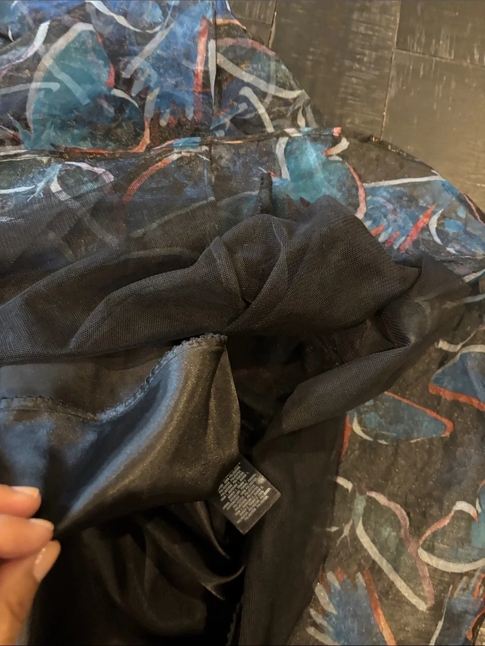 NWT Anthropologie Moulinette Soeurs Midnight Butterfly Organza Skirt 6 small